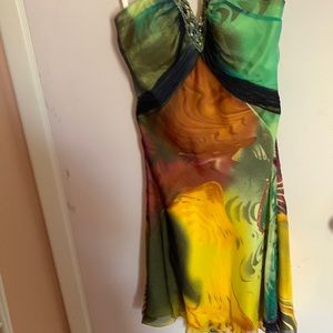 Wedding guest midi dress